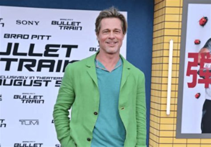At The Most Recent Bullet Train Premiere, Brad Pitt Opted Out Of The Skirt And Wore Bright Lime