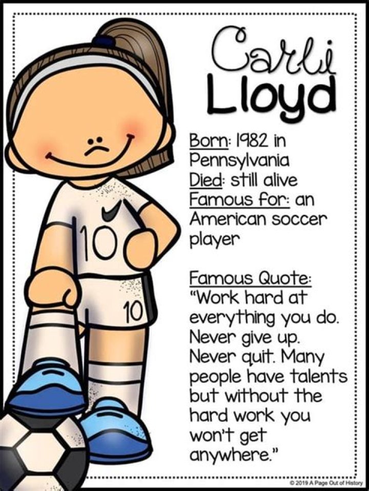 Carli Lloyd Biography - Facts, Childhood, Family Life & Achievements