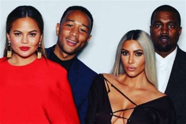 Chrissy Teigen, John Legend, Kanye West And Kim Kardashian Give Fans Double Date Vibes At John’s Birthday Party – Check Out The Pics