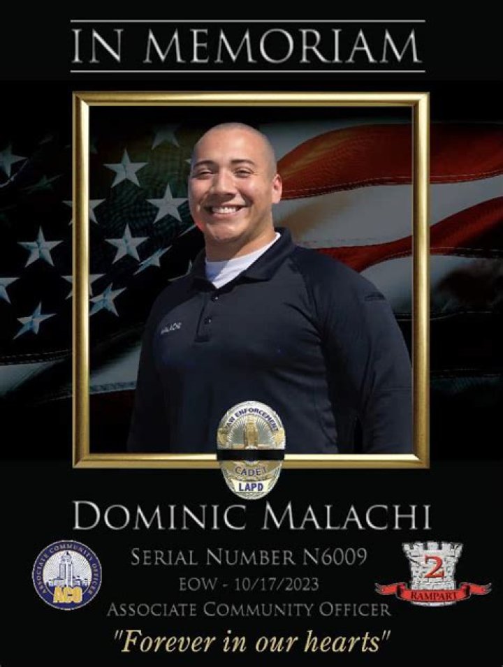 Dominic Malachi Obituary & Funeral Details, LAPD cadet