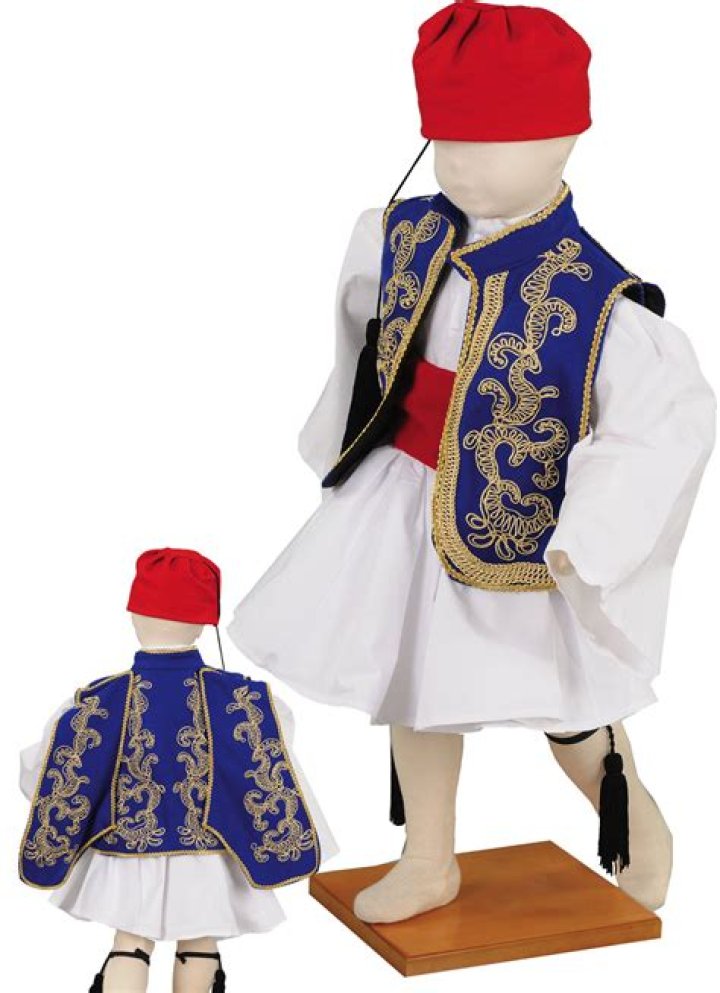 Greek Costume Tsolias Baby Embroid — Blessed Celebration