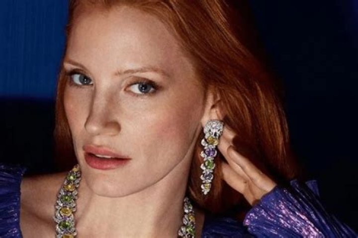 Jessica Chastain is the face of Gucci’s Garden of Delights high jewelry collection