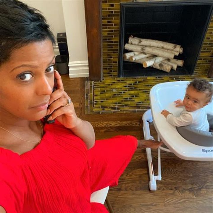 Tamron Hall’s Son, Moses, Is Already Very Fashionable In New Picture As He Celebrates 5 Weeks Old